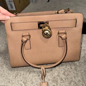 Michael Kors Tan Leather Handbag